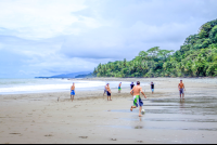 pinuelas beach attraction futbol game 
 - Costa Rica