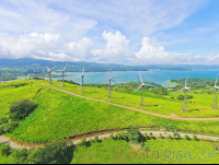       Wind Mills On The Hilltops Of Lake Arenal
  - Costa Rica