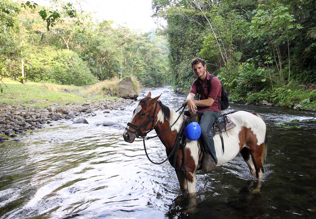 go adventure ryan in river 
 - Costa Rica