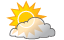 Breezy; considerable clouds in the morning, then clouds and sunshine in the afternoon